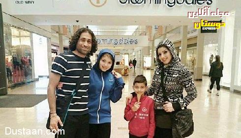 عکس فوتبالیست ایرانی و همسرش در نیوجرسی