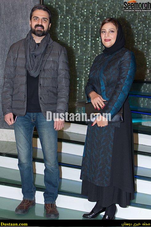 www.dustaan.com-dustaan.com-اکران خصوصی آباجان شبنم مقدمی و همسرش