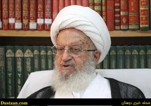 www.dustaan.com-توضیحات ایت الله مکارم شیرازی در مورد فتوای «برداشتن حجاب» در خارج
