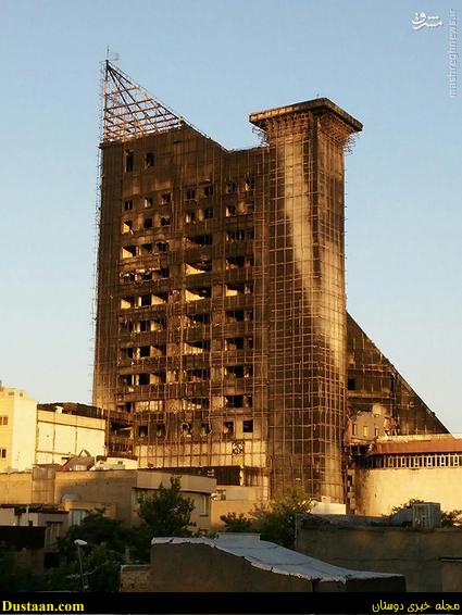 عکس: آنچه از برج سلمان بر جای ماند
