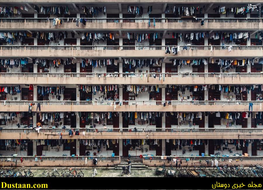 تصویری جالب از یک خوابگاه دانشجویی در چین