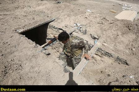 کشف زندان زیرزمینی داعش در جنوب موصل+عکس