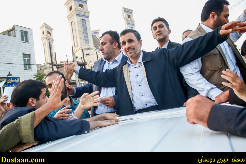 درگیری بین مخافان و موافقان احمدی نژاد در ملارد + فیلم