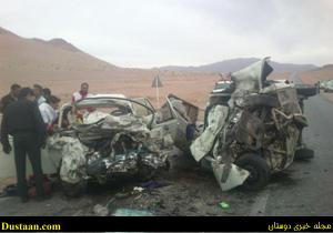www.dustaan.com-شاخ به شاخ شدن ٢ پیکان با هم ۳ کشته برجای گذاشت