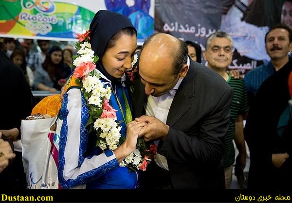 www.dustaan.com-تصاویر: بازگشت تیم ملی تکواندو به ایران