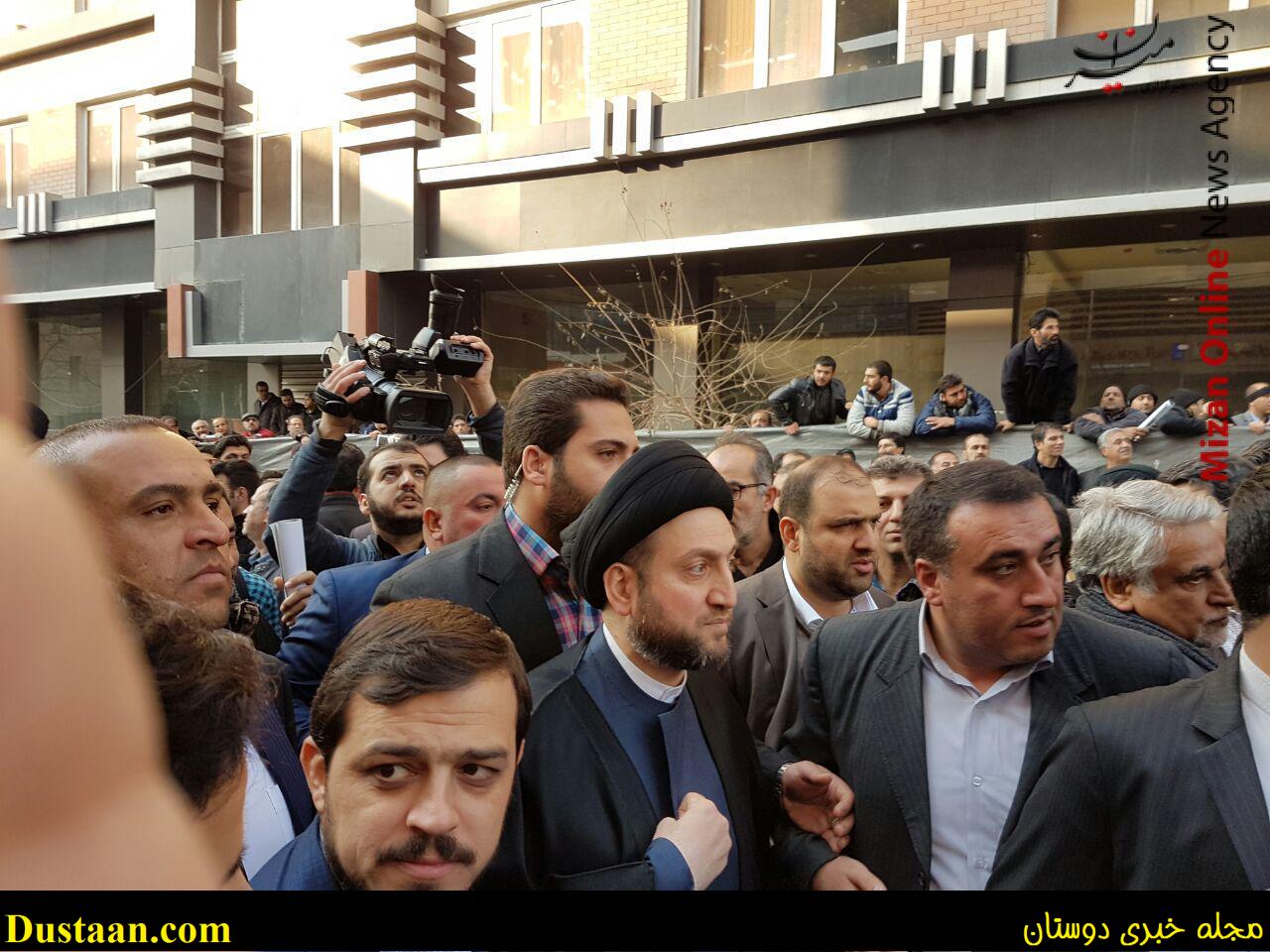 www.dustaan.com-عکس: حضور رییس مجلس اعلای عراق در مراسم آیت الله هاشمی