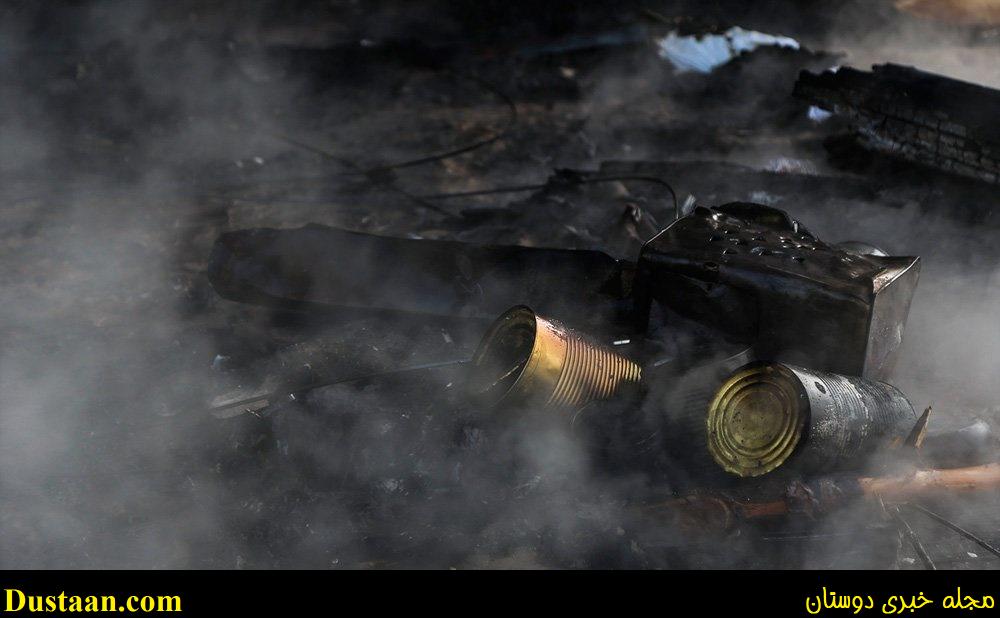 www.dustaan.com-تصاویر: آتش گرفتن چادر کارتن‌ خواب‌ ها در اهواز