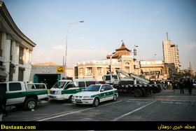 www.dustaan.com-تجمع مردم در خیابان‌ های منتهی به پلاسکو +تصاویر