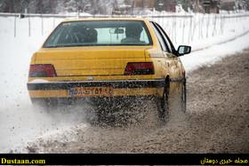 www.dustaan.com-گزارش تصویری از بارش برف در شهرهای مختلف کشور