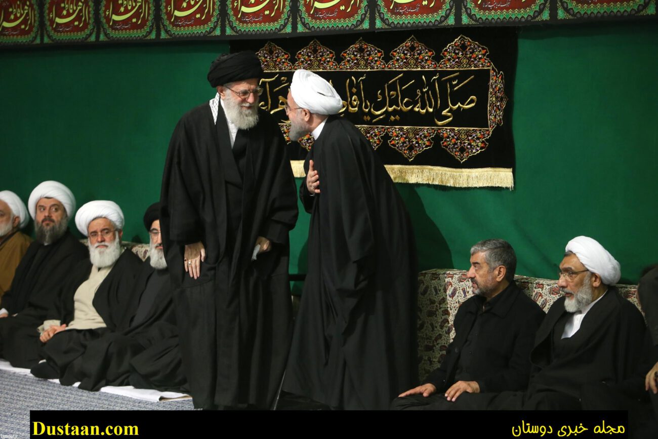www.dustaan.com-dustaan.com-ابراز ارادت حسن روحانی به رهبری /عکس
