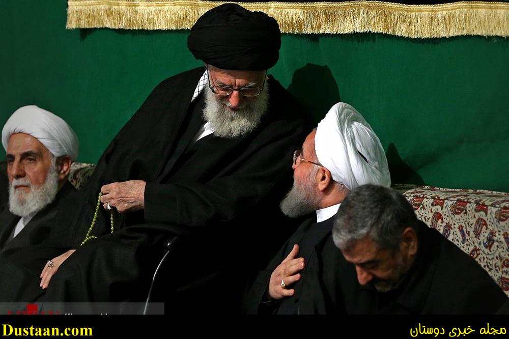 www.dustaan.com-dustaan.com-ابراز ارادت حسن روحانی به رهبری /عکس