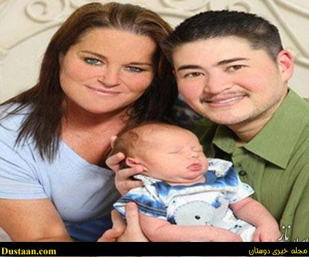 www.dustaan.com-dustaan.com-مردی که تاکنون 3 فرزند به دنیا آورد!! (عکس)