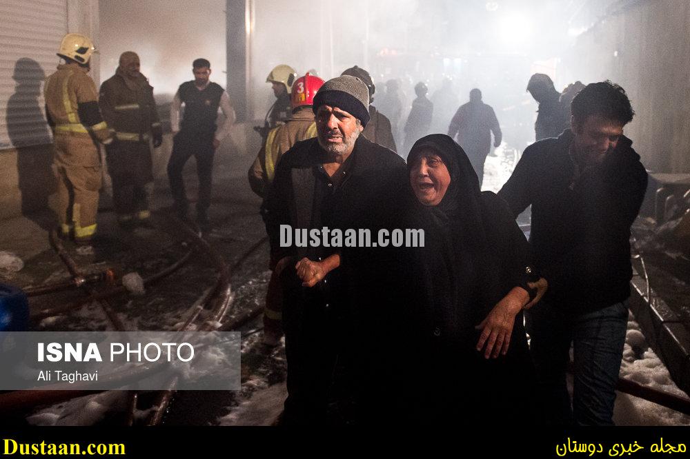 www.dustaan.com-dustaan.com-آتش سوزی انبار لوازم خانگی در خیابان ۱۷ شهریور/تصاویر