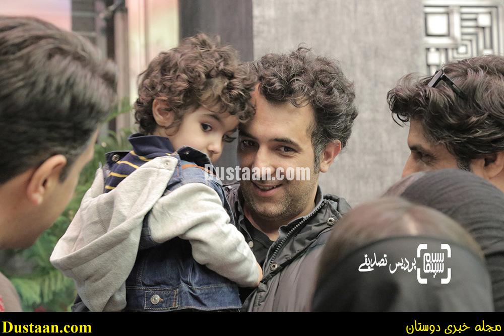 www.dustaan.com-dustaan.com-هاتف علیمردانی و پسرش در اکران خصوصی فیلم «آباجان»