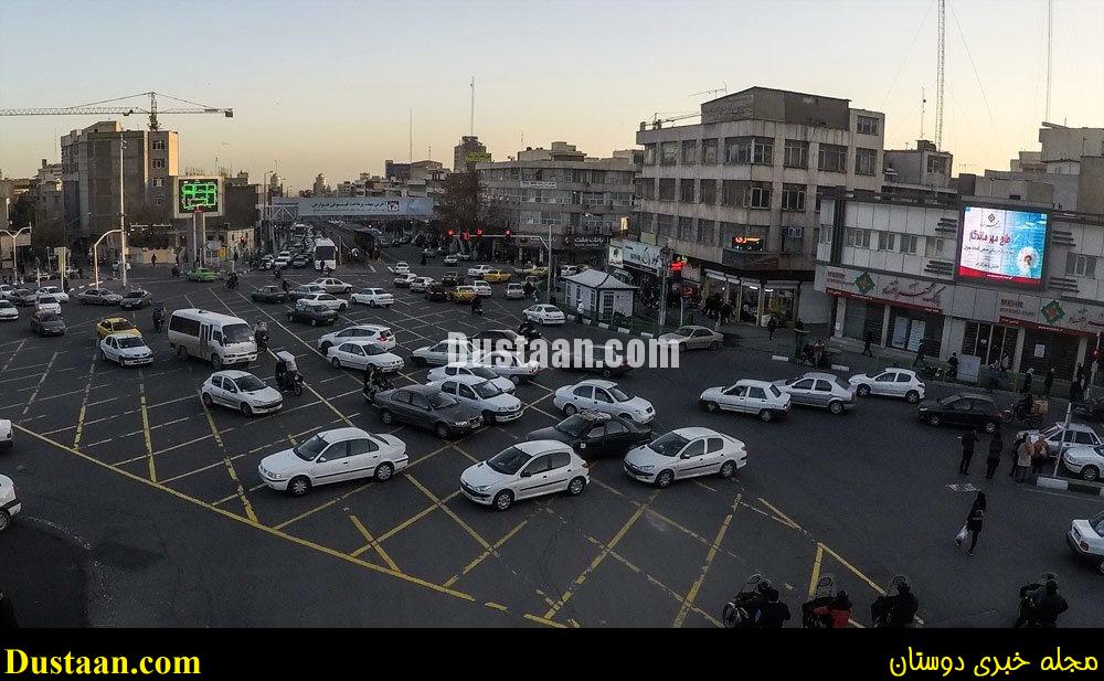 www.dustaan.com-dustaan.com-تصاویر پارکینگی وسیع و پر از ماشین به اسم تهران 