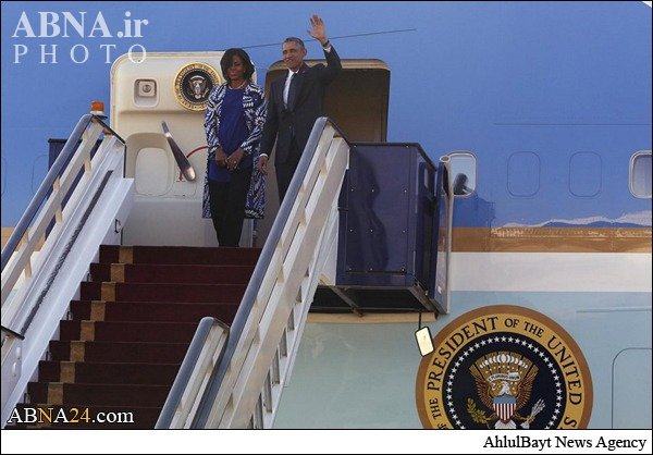www.dustaan.com-جنجال حضور همسر باراک اوباما در عربستان!