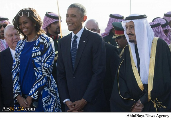 www.dustaan.com-جنجال حضور همسر باراک اوباما در عربستان!۲