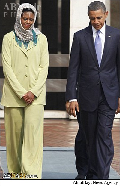 www.dustaan.com-جنجال حضور همسر باراک اوباما در عربستان!۲۲۲