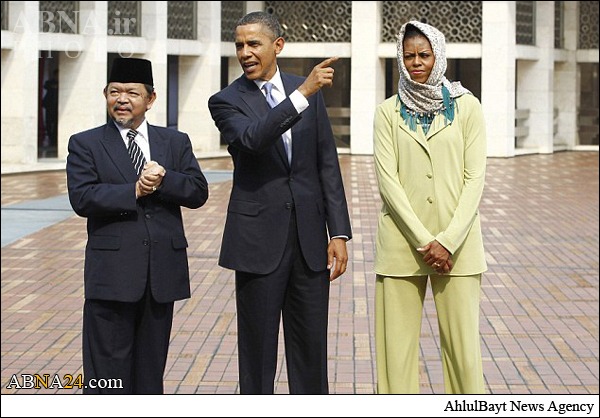 www.dustaan.com-جنجال حضور همسر باراک اوباما در عربستان!۲۲۲۲