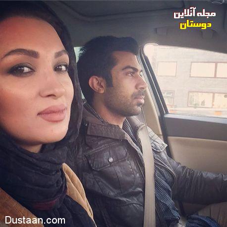 عکس روناک یونسی و همسرش داخل اتومبیل