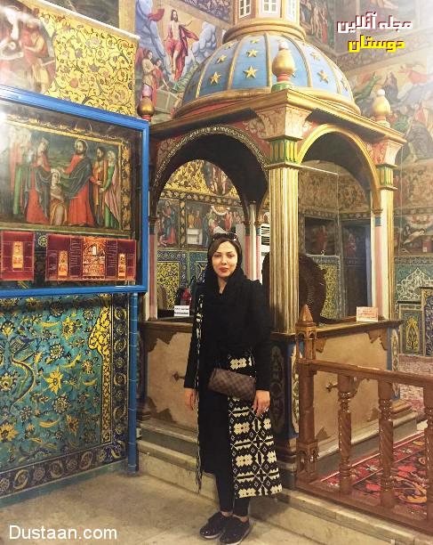 لیلا اوتادی در کلیسای وانک اصفهان