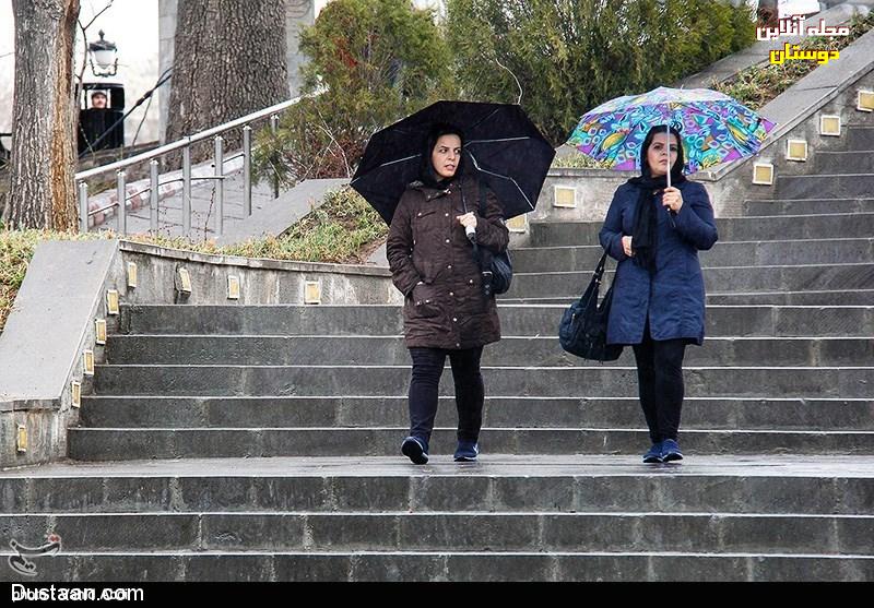 بارش باران بهاری در تبریز