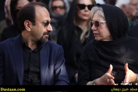 تصاویر بازیگران زن و مرد در مراسم تشییع عباس کیارستمی