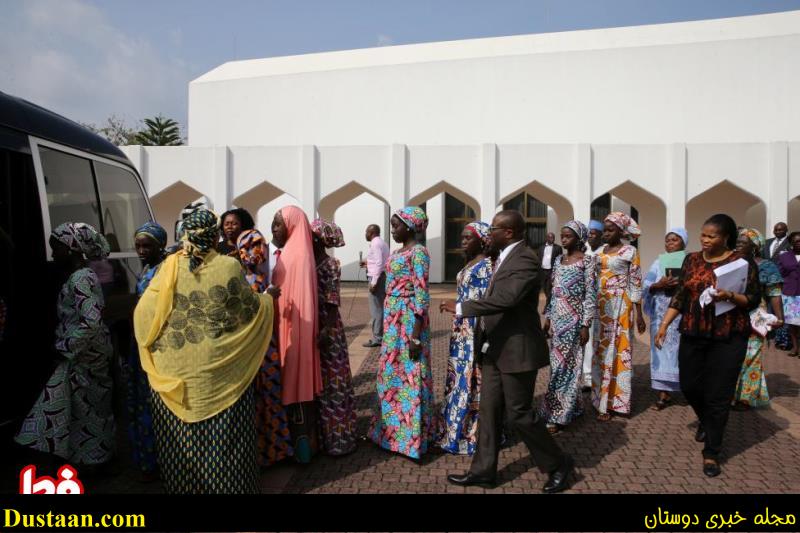 دختران آزاد شده از دست بوکوحرام‎
