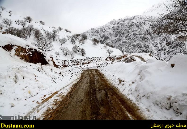 چهره زمستانی روستای اورامان تخت