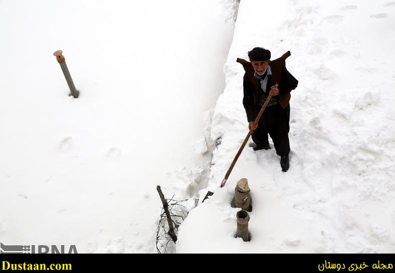 چهره زمستانی روستای اورامان تخت