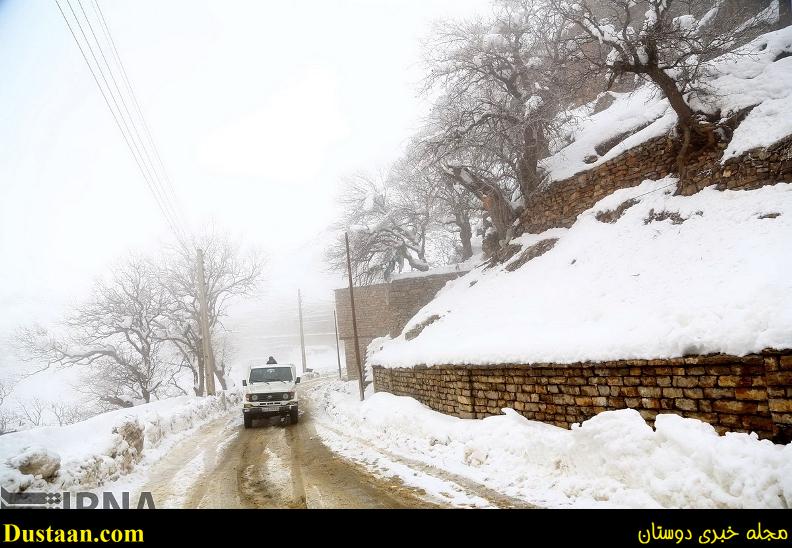 چهره زمستانی روستای اورامان تخت