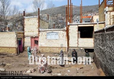 تصاویری از خسارات سیل در روستای&#171;بیرق&#187;