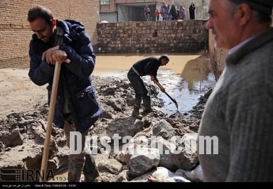 تصاویری از خسارات سیل در روستای&#171;بیرق&#187;