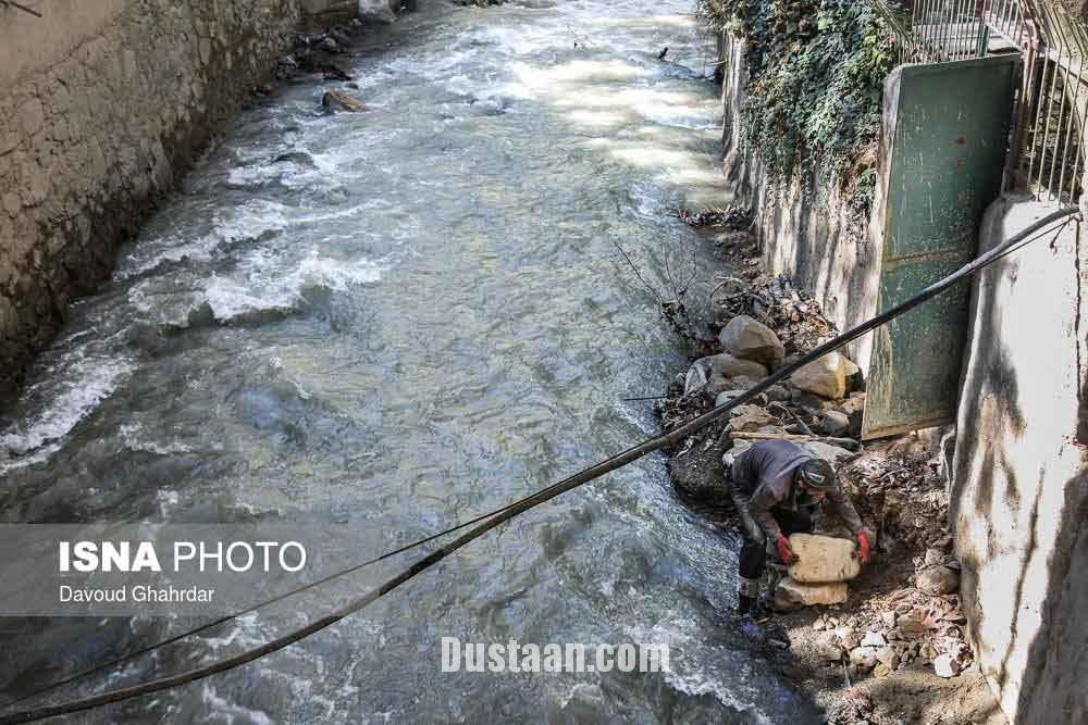 پر آب  ترین رود تهران /تصاویر