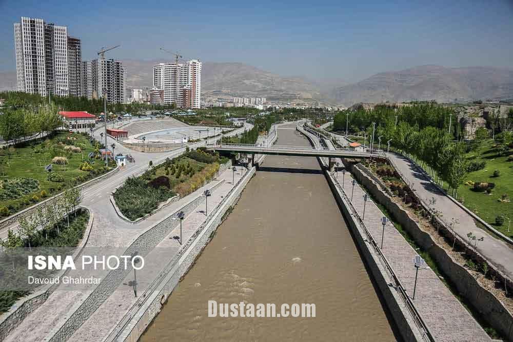 پر آب  ترین رود تهران /تصاویر