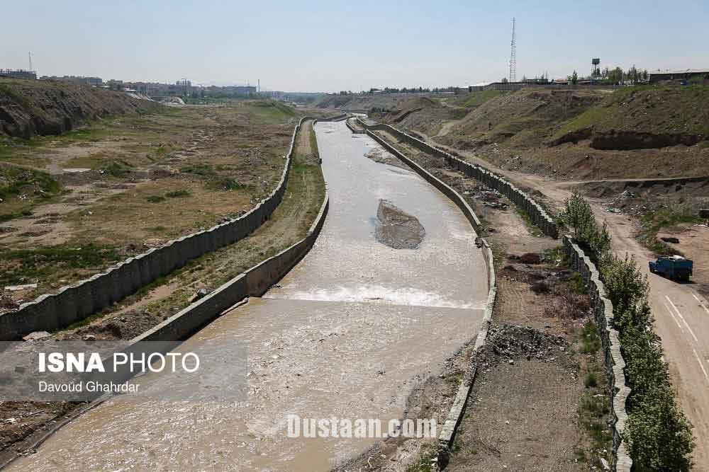 پر آب  ترین رود تهران /تصاویر