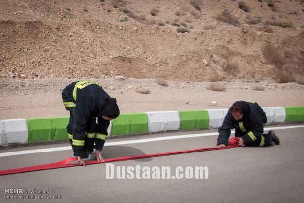 آموزش بانوان داوطلب آتش نشان‎/تصاویر