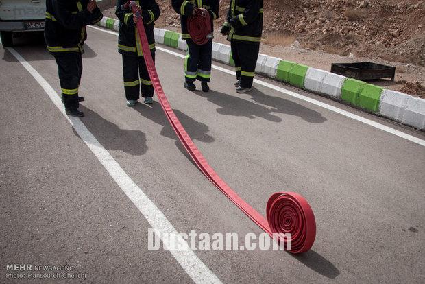 آموزش بانوان داوطلب آتش نشان‎/تصاویر