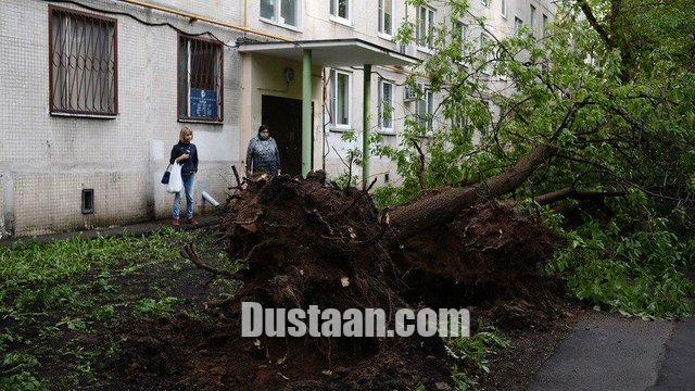 طوفان مرگبار در مسکو /تصاویر