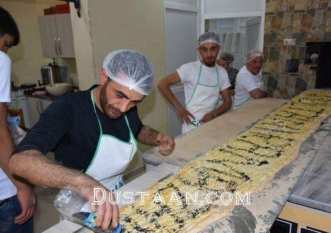 اخبار,اخبار گوناگون,پخت 'پیده' چهار متری در ترکیه به مناسبت ماه رمضان