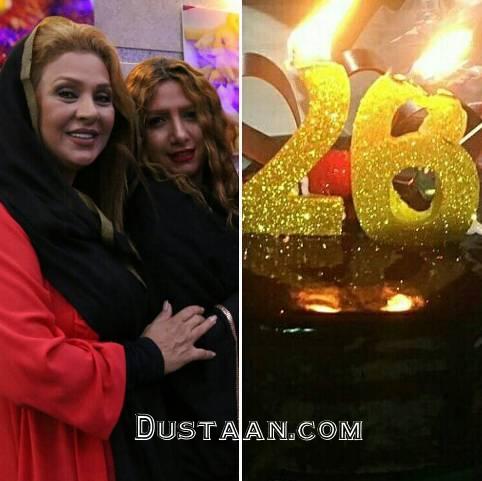 بازیگر مشهور زن 49 ساله در کنار خواهر 26 ساله اش روناک! عکس