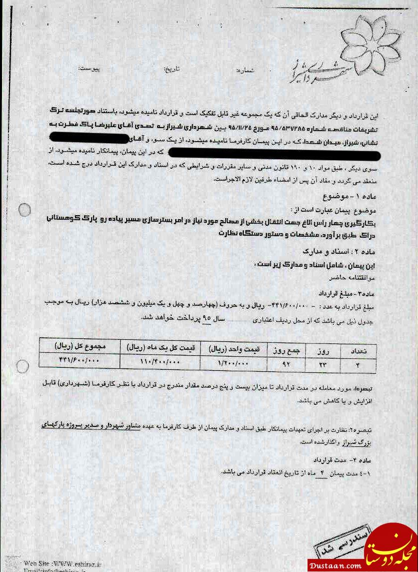 قرارداد۲۵۰ میلیونی شهرداری شیراز برای اجاره الاغ! +تصاویر