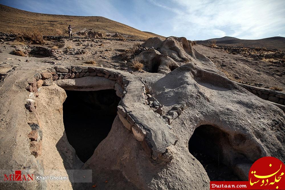 www.dustaan.com-تصاویری بسیار زیبا از روستای صخره‌ ای حیله‌ ور