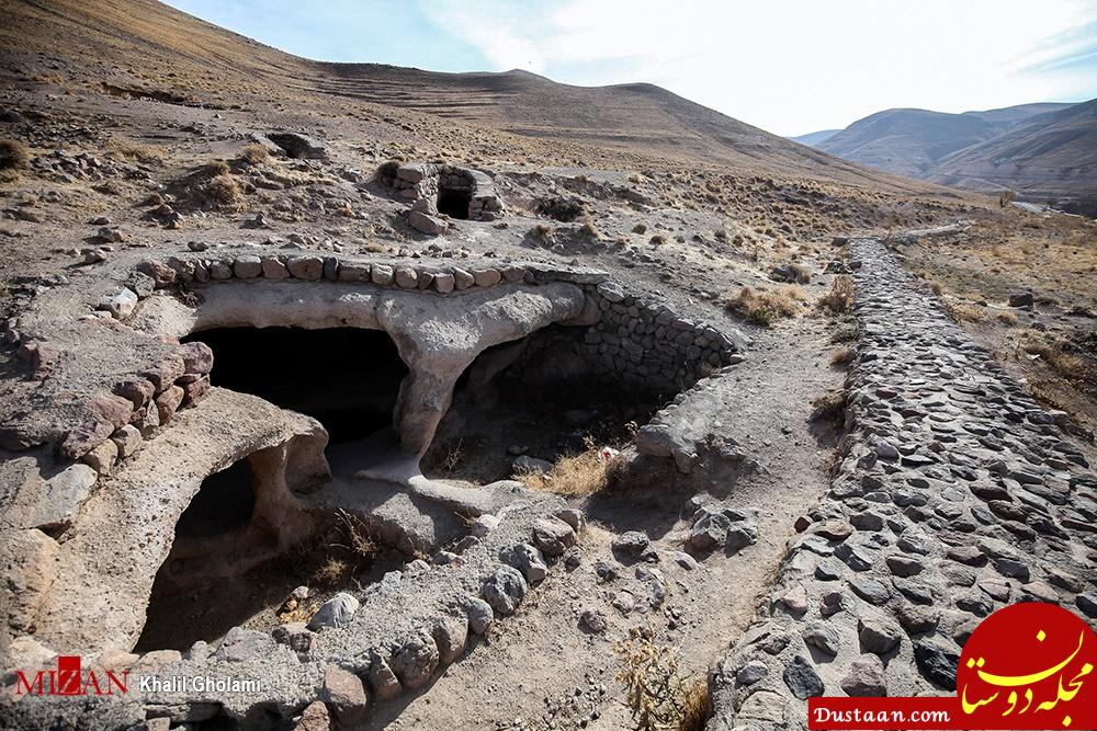 www.dustaan.com-تصاویری بسیار زیبا از روستای صخره‌ ای حیله‌ ور