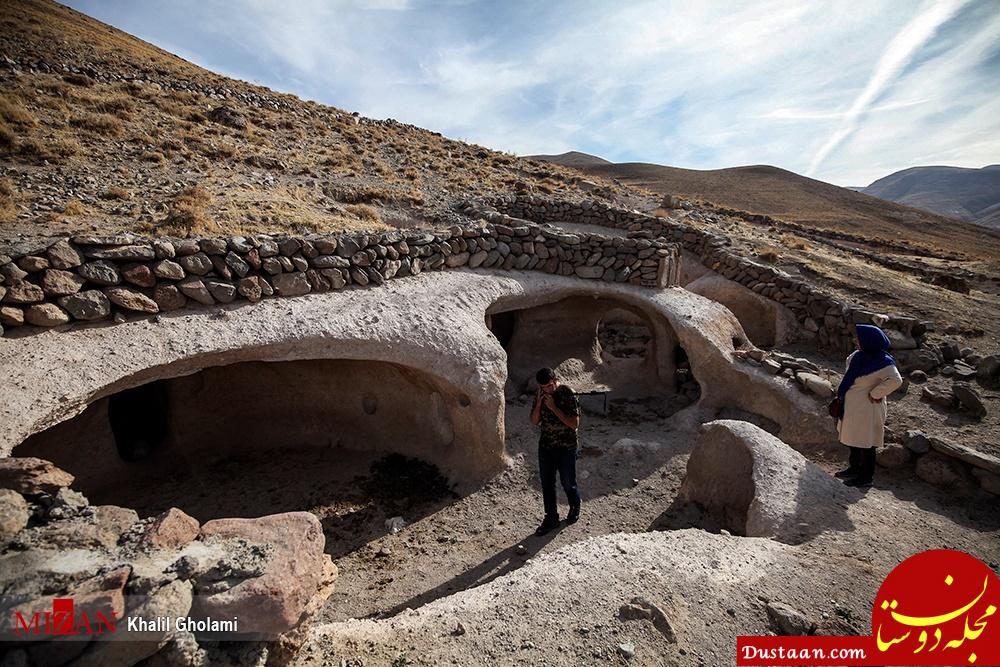 www.dustaan.com-تصاویری بسیار زیبا از روستای صخره‌ ای حیله‌ ور