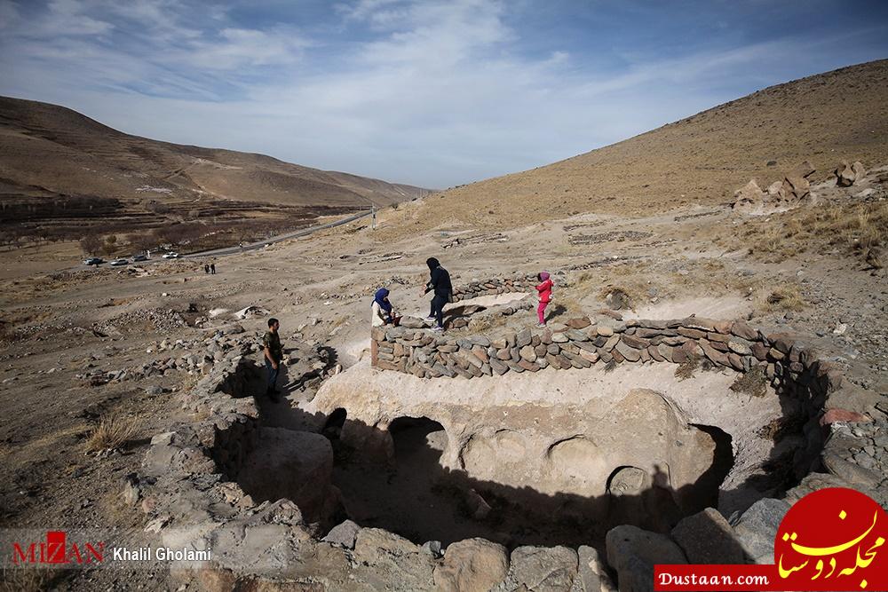 www.dustaan.com-تصاویری بسیار زیبا از روستای صخره‌ ای حیله‌ ور