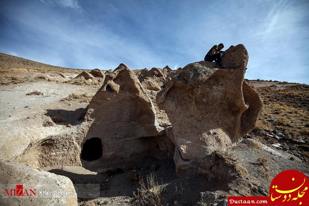 www.dustaan.com-تصاویری بسیار زیبا از روستای صخره‌ ای حیله‌ ور