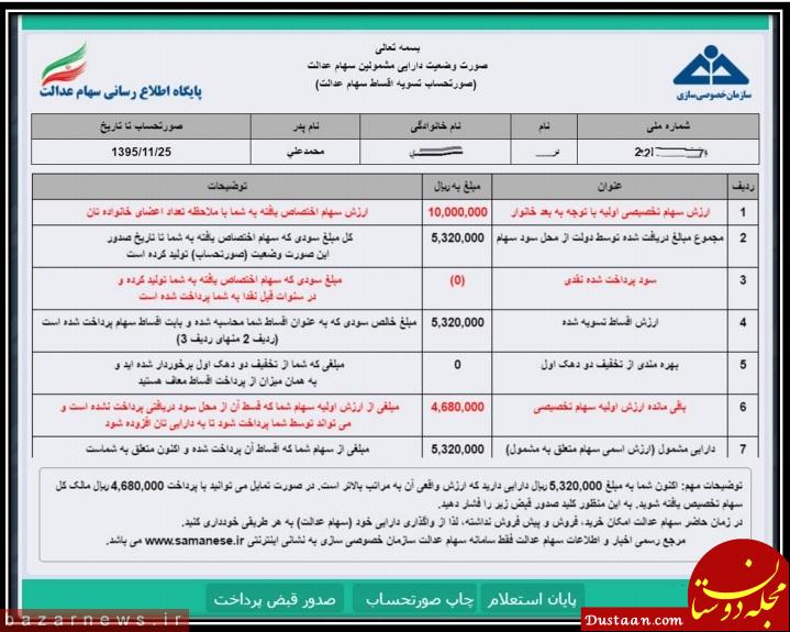 راهنمای ثبت نام سهام عدالت +تصاویر آموزشی