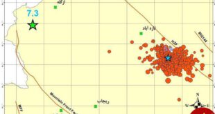 کرمان و هرمزگان روی خط زلزله +نمودار