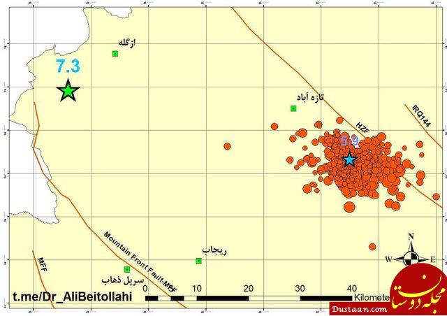 کرمان و هرمزگان روی خط زلزله +نمودار